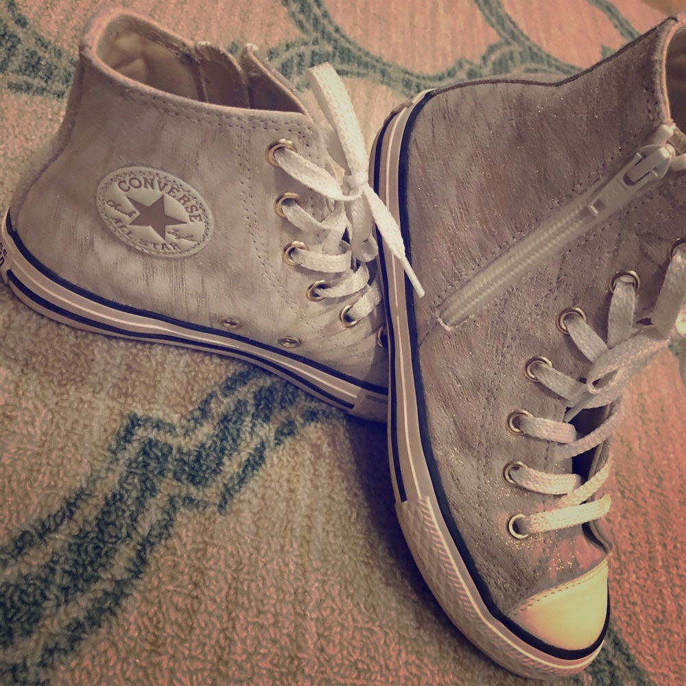 Girls High Top Converse